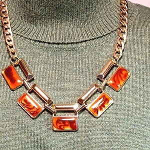 Gold and Tortoise Necklace